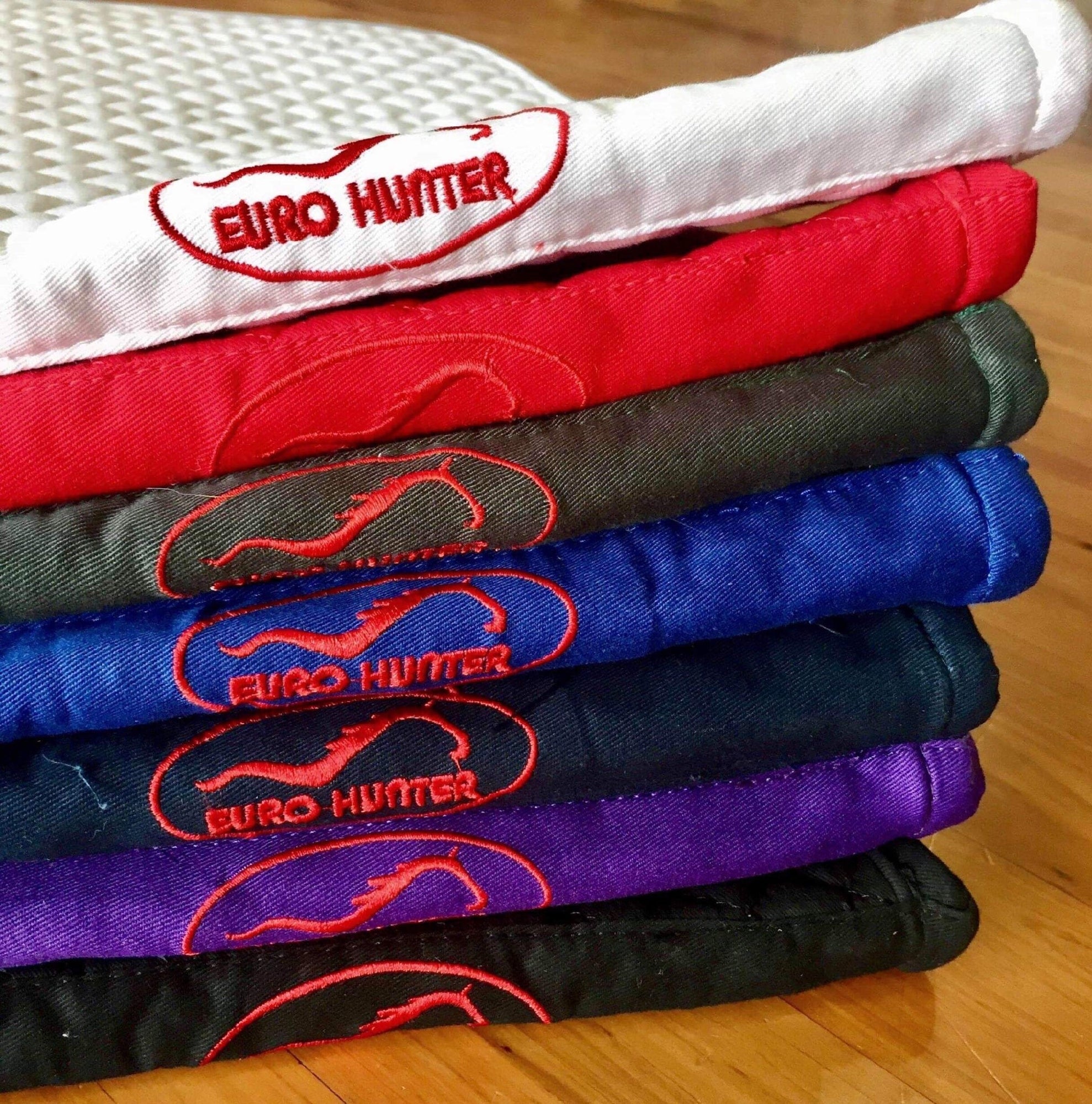 Saddlecloth Dressage Quilted Eurohunter Red Full 