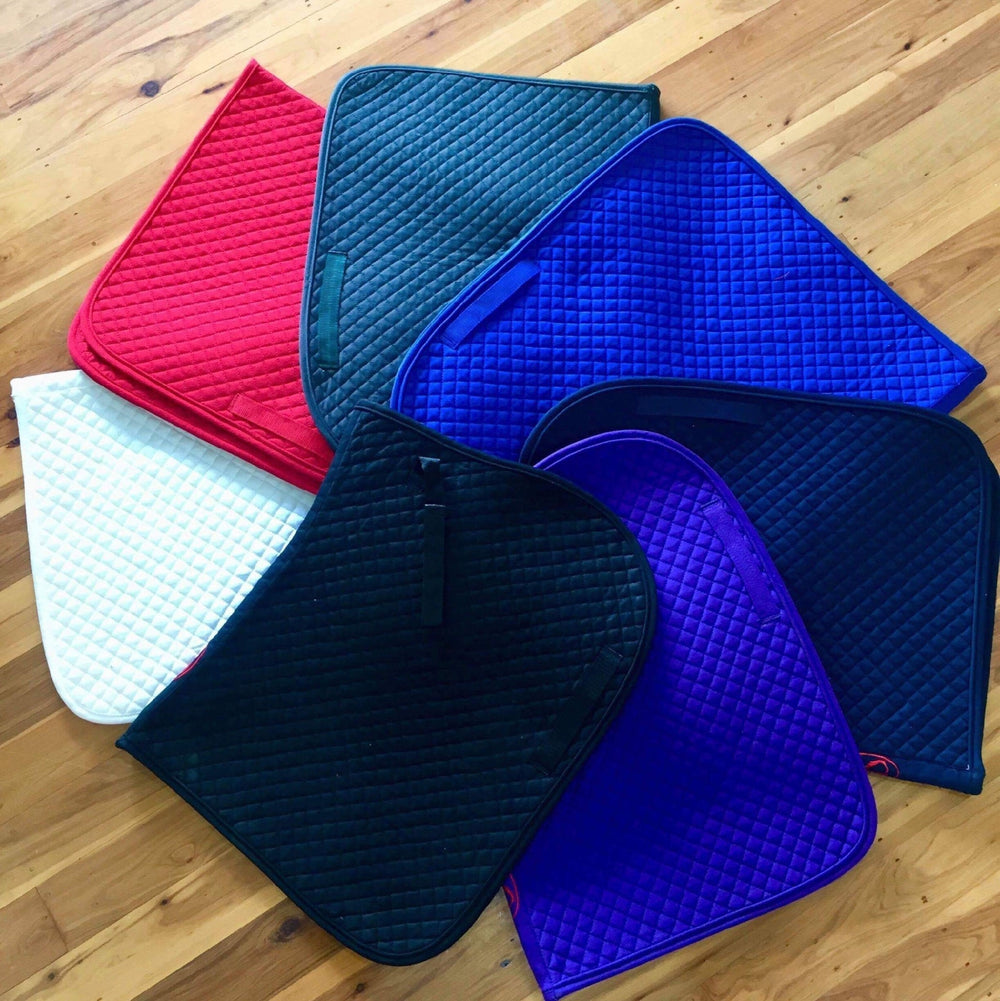 Saddlecloth Dressage Quilted Eurohunter Navy [:full]