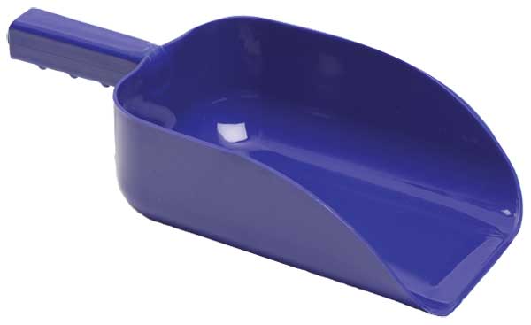 Feed Scoop Plastic Open [:blue]