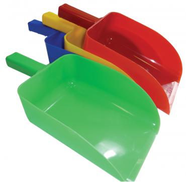 Feed Scoop Plastic Open [:blue]
