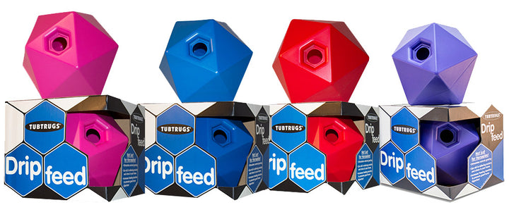 Horse Ball Drip Feed Tubtrug Blue