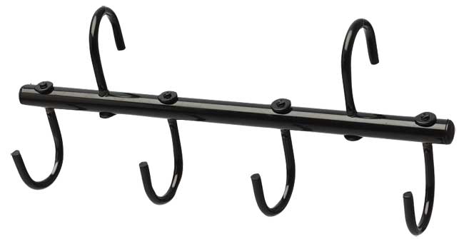 Hook Rack Four Hooks Over The Rail