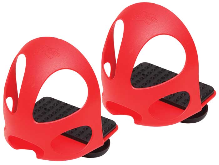 Toe Cage Stirrup Irons Pair Black [:large]