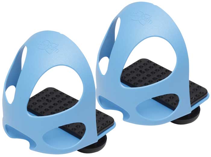 Toe Cage Stirrup Irons Pair Black [:large]