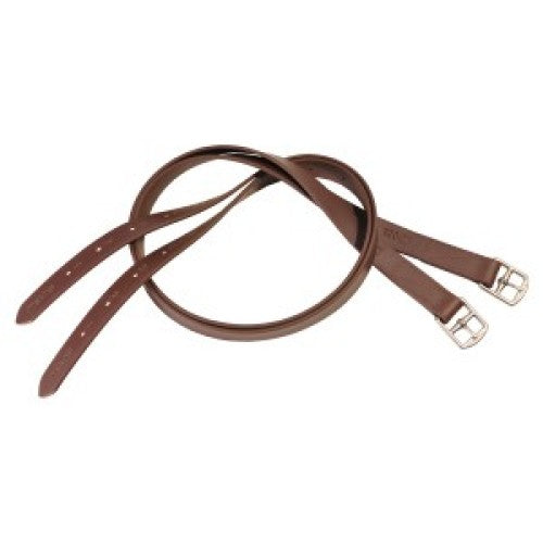 Stirrup Leathers Pvc Tekna Black [:120cm]