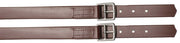 Stirrup Leathers Stock Pvc Brown