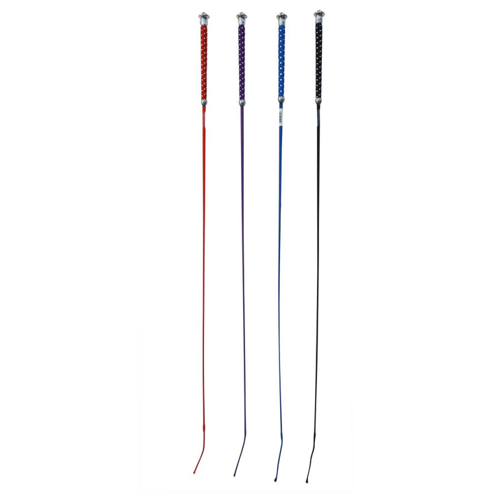 Whip Dressage Plaited Handle Horsemaster 100cm [:black]