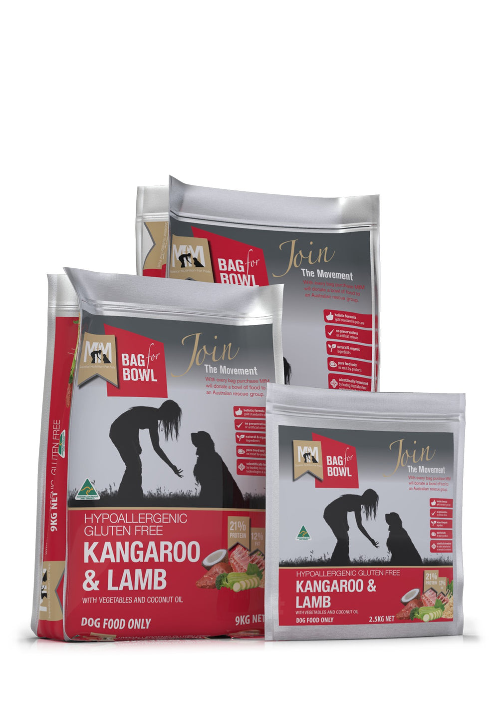 Meals For Mutts Dog Kangaroo & Lamb 9kg