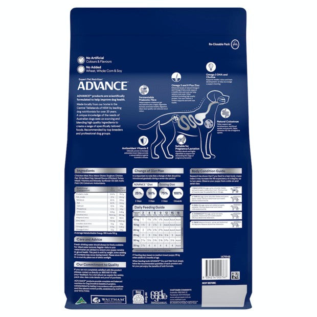 Advance Dog Puppy Chicken Medium Breed 15kg
