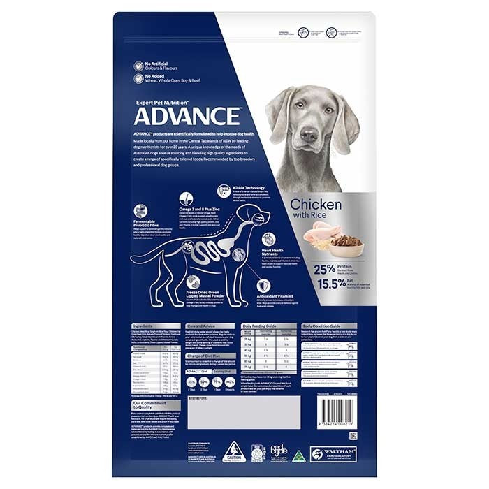 Advance Dog Adult Chicken Large Breed 15kg