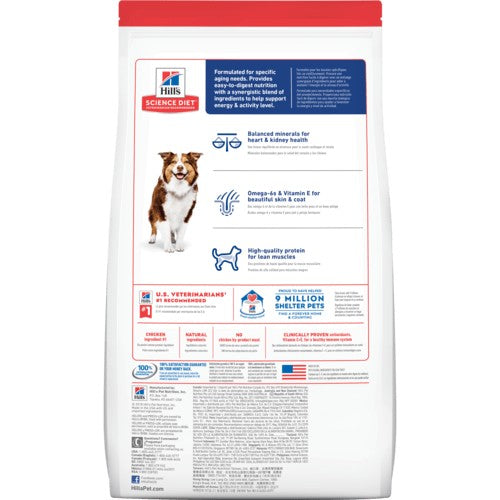 Hills Dog Adult 7+ 12kg