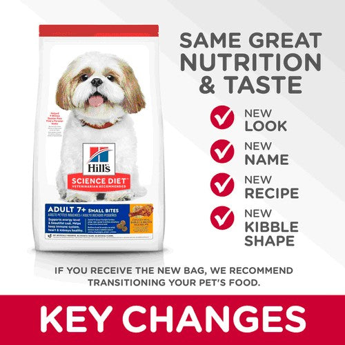 Hills Dog Adult 7+ Small Bites 2kg