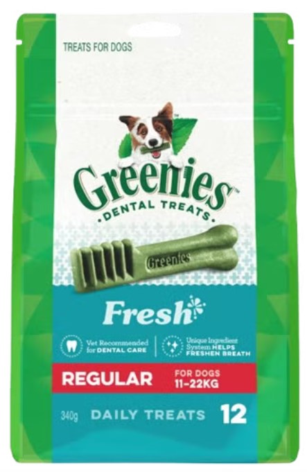 Greenies Dog Mint Regular 340gm