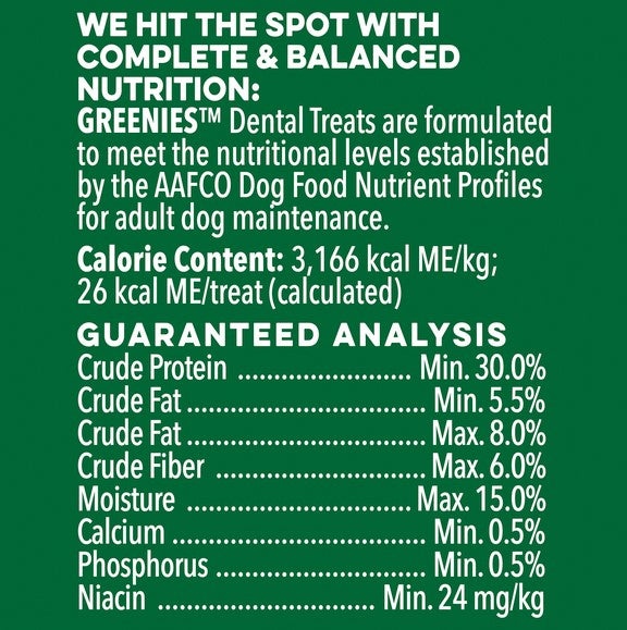 Greenies Dog Mint Regular 340gm