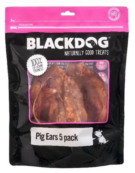 Blackdog Pigs Ears 5 Pack 
