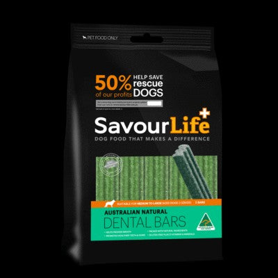 Savourlife Treat Australian Dental Bars Natural Medium