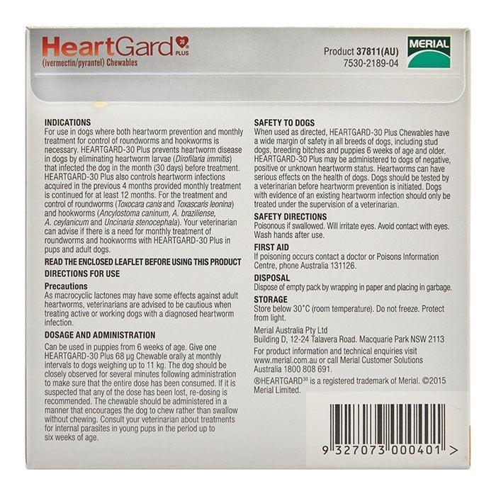 Heartgard Dog 6 Pack [:large]