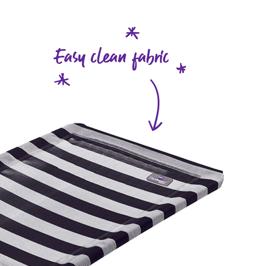 Bed Cover Classic Black & White [:large]