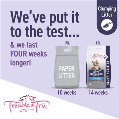 Litter Cat Trouble & Trix Clumping Baking Soda [:15lit]