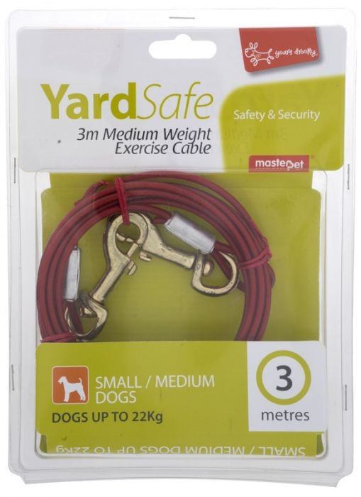 Tie Out Cable Pvc Coated [:4.5mt]