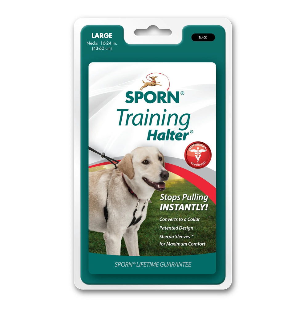 Head Collar Sporn Halter Black [:extra Large]