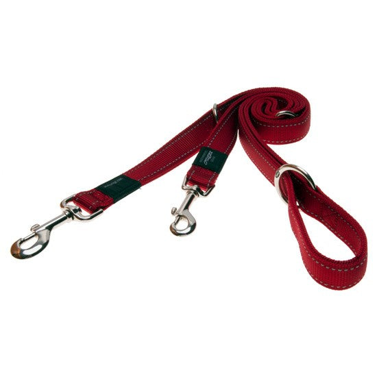 Rogz Dog Leash Utility Multi Red [:extra Large]