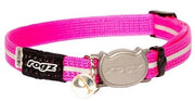 Cat Collar Rogz Alleycat Safeloc 8mm Pink