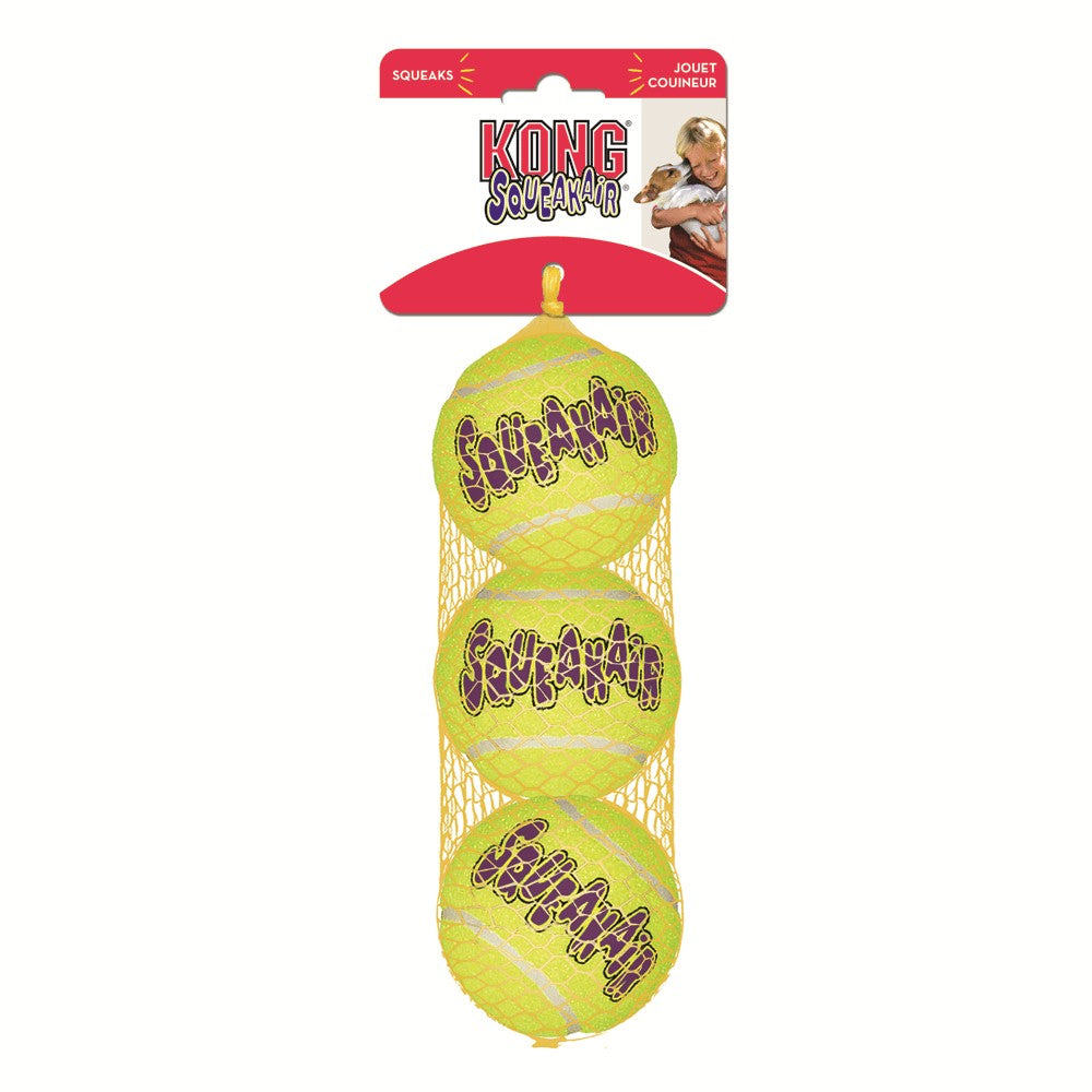 Kong Dog Toy Airdog Squeak Ball 3pack [:medium]
