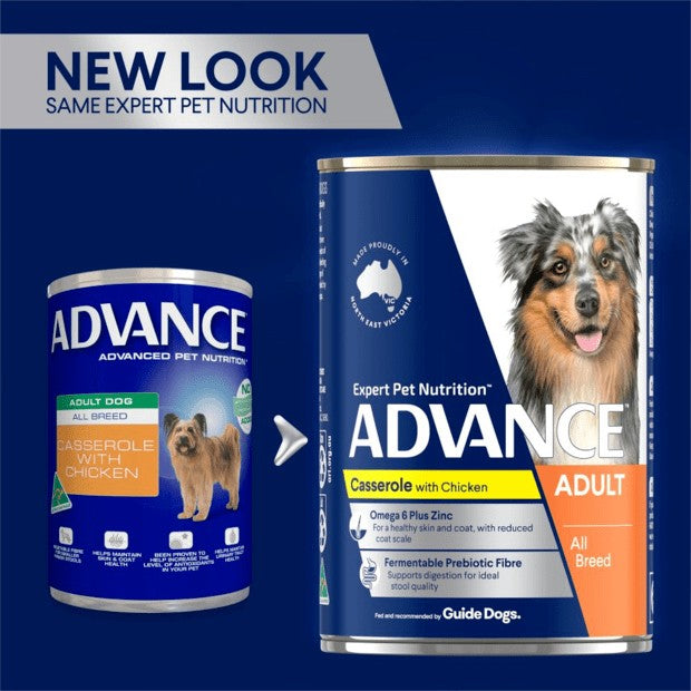 Advance Dog Can Adult Chicken Casserole 700gm