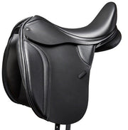 Thorowgood T8 Dressage Saddle Standard Wither Black [:17.0"]