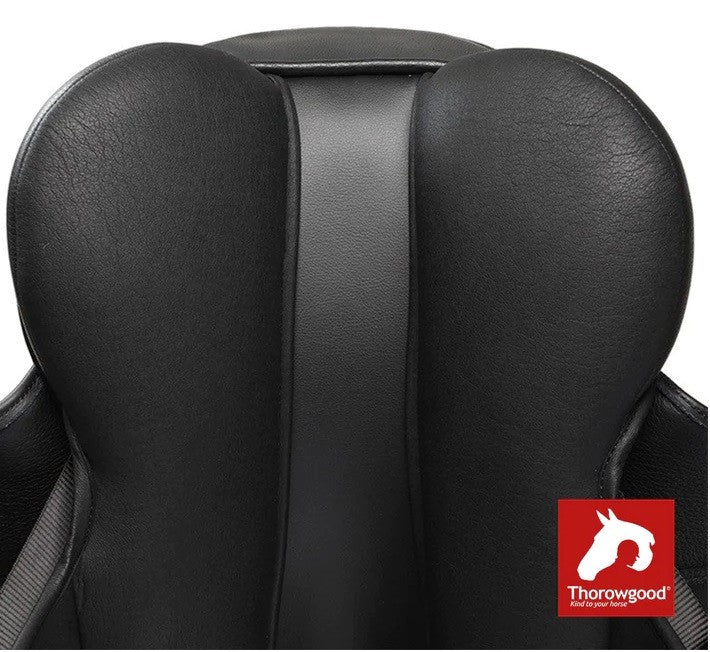 Thorowgood T8 Dressage Saddle Standard Wither Black [:17.0"]