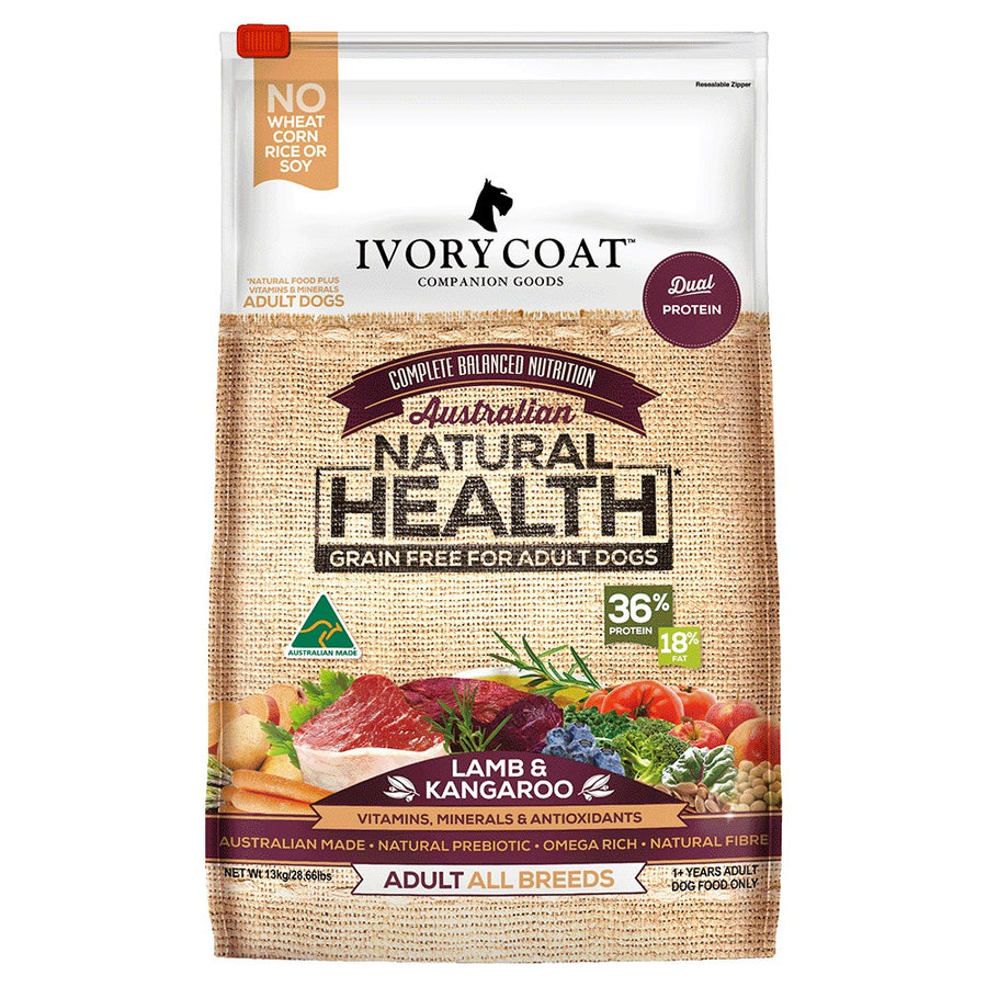 Ivory Coat Dog Grainfree Lamb & Kangaroo 13kg