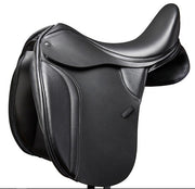 Thorowgood T8 Dressage Saddle High Wither Black [:16.5"]