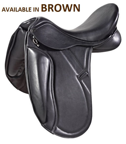 Pds Grande Monoflap Dressage Saddle Brown [:16.0"]