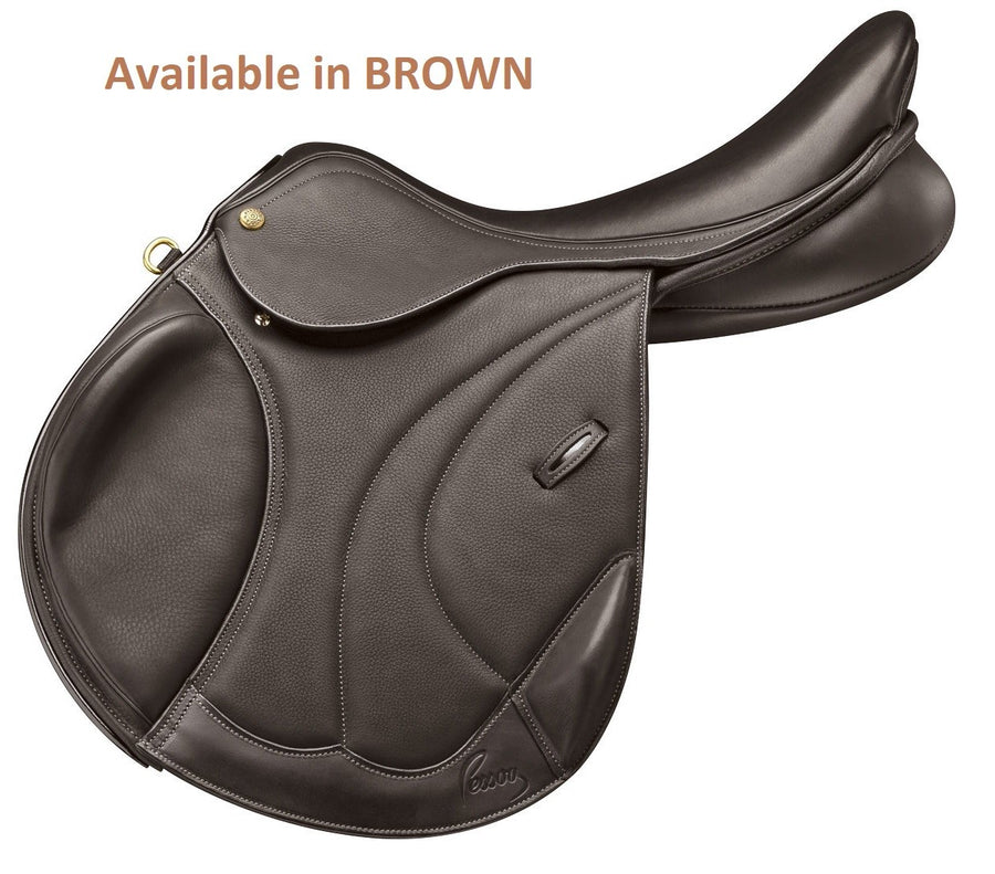 Pessoa Legacy Monoflap Eventing Saddle Brown [:16.5"]