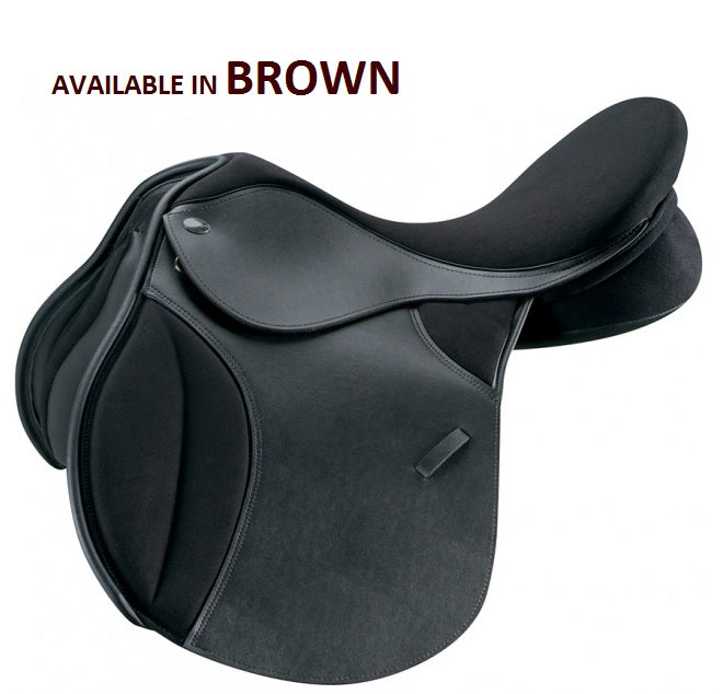 Thorowgood T4 All Purpose Saddle Standard Wither Black [:17.0"]