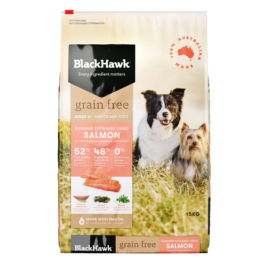 Blackhawk Dog Grainfree Adult Salmon 15kg