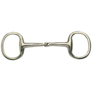 Eggbutt Snaffle Hinged Mouth Stainless Steel [:11.5cm 4.5" By Order]