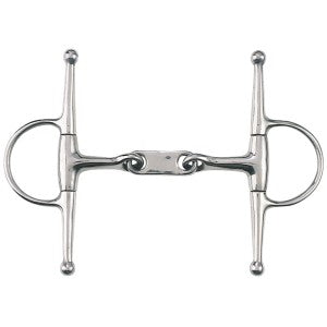 Full Cheek Eggbutt Dr Bristol Mouth Stainless Steel 12.5cm 5.0"