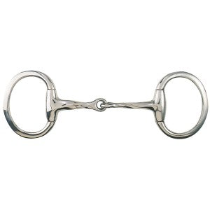 Eggbutt Slow Twist Flat Rings Stainless Steel 12.5cm 5.0" By Order