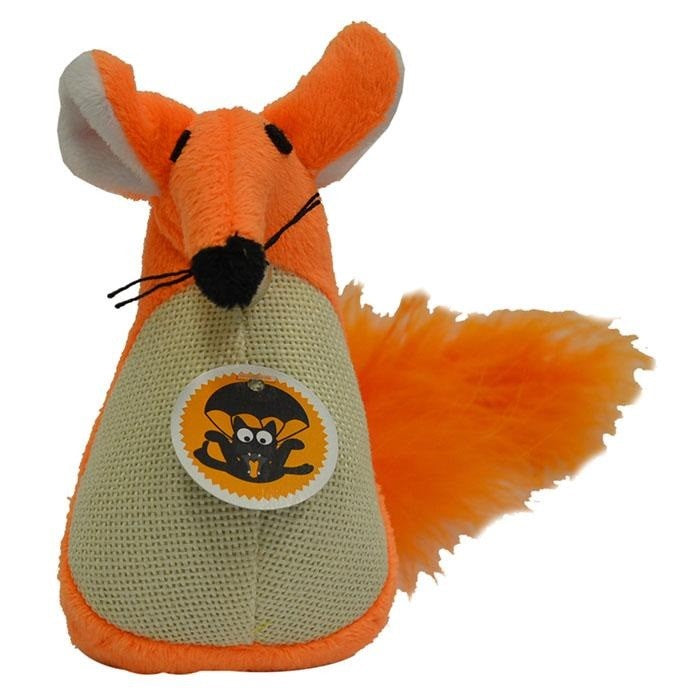 Cat Toy Scream Fatty Mouse Orange