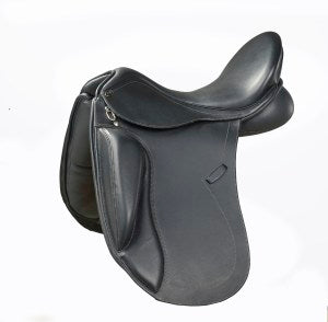 Pds Entrada Monoflap Dressage Saddle Black [:17.5"]