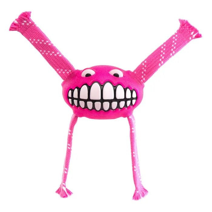 Rogz Dog Toy Flossy Grinz Pink [:large]