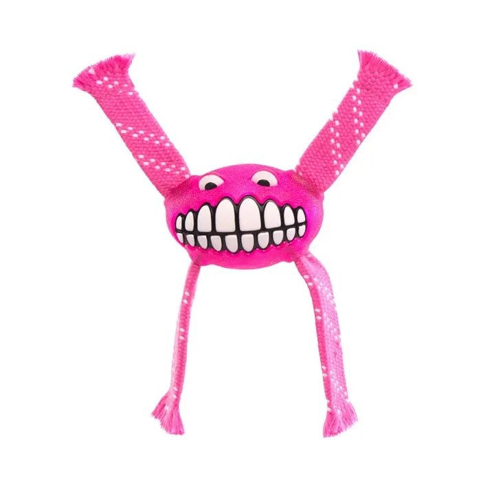 Rogz Dog Toy Flossy Grinz Pink [:small]