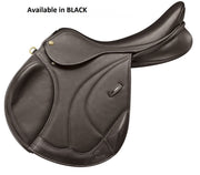 Pessoa Legacy Monoflap Eventing Saddle Black [:16.5"]