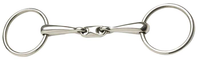 Training Bradoon Kk Style Fine Mouth Stainless Steel [:10.0cm 4.0"]