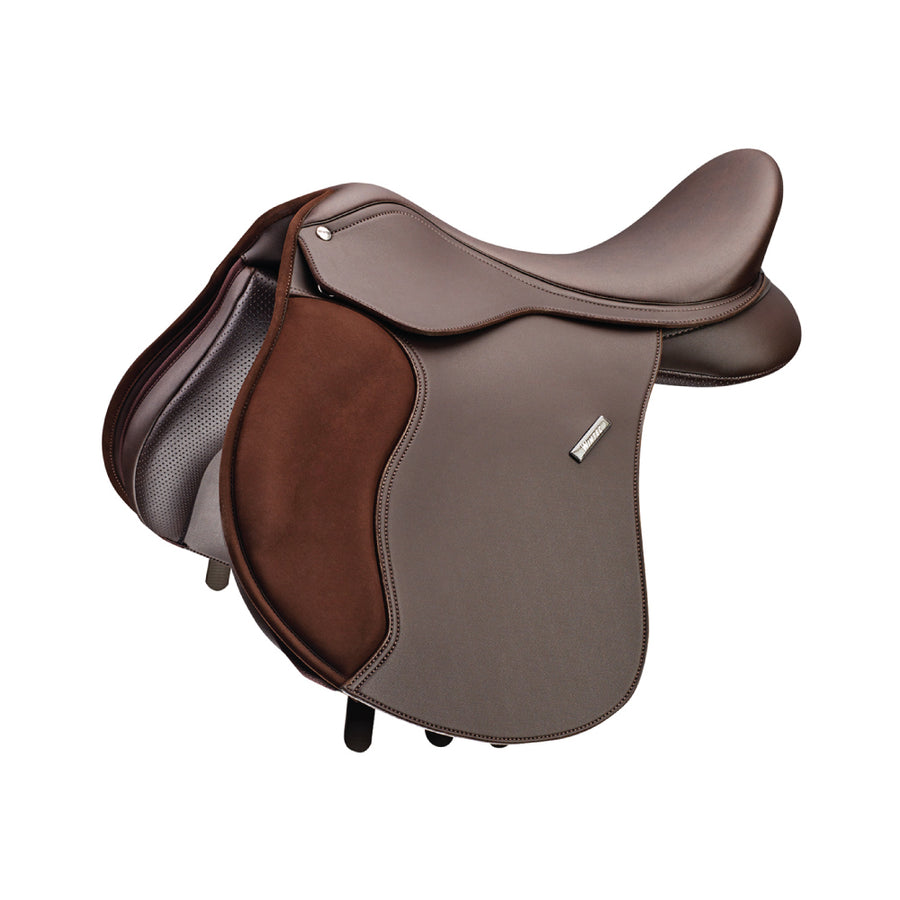Wintec 500 All Purpose Saddle Flock Brown [:42cm 16.5"]