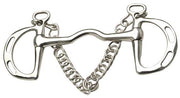 Kimblewick Bit Slotted Cheeks Port Mouth Stainless Steel [:10.5cm 4.0" By Order]