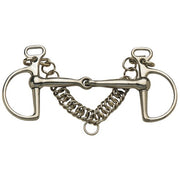 Kimblewick Bit Jointed Mouth Stainless Steel [:09.0cm 3.5" By Order]