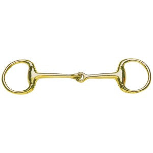 Eggbutt Bradoon Superfine Jointed Mouth Gold Medal [:10.5cm 4.0" By Order]